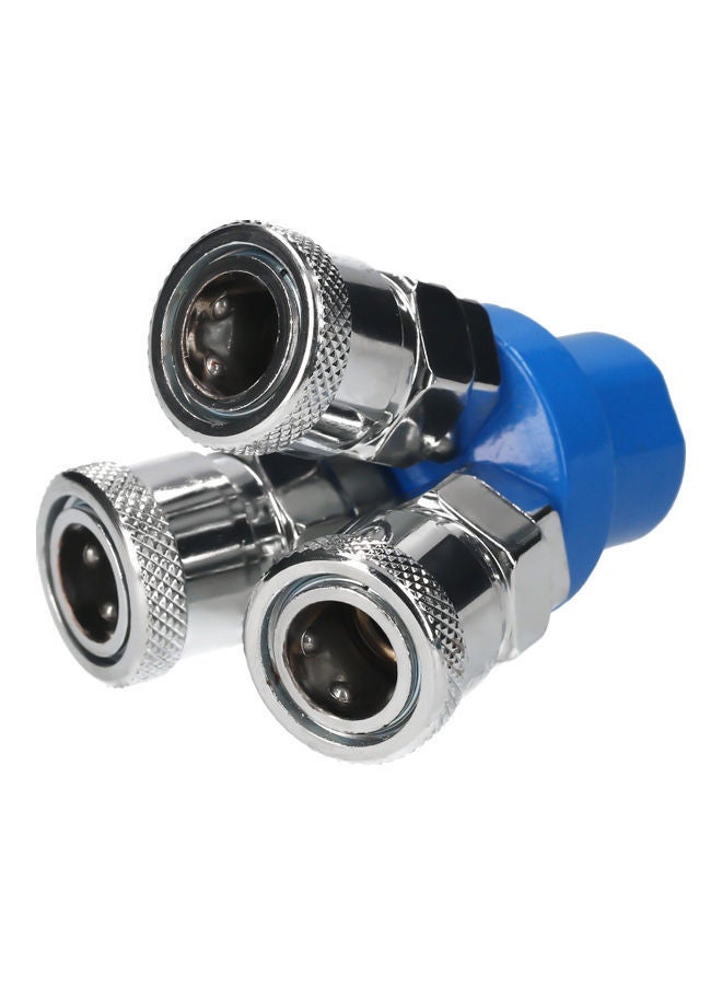 نيبمينينت مقسم ضاغط هواء متعدد الاتجاهات ب3 اتجاهات فضي / أزرق - Image 3