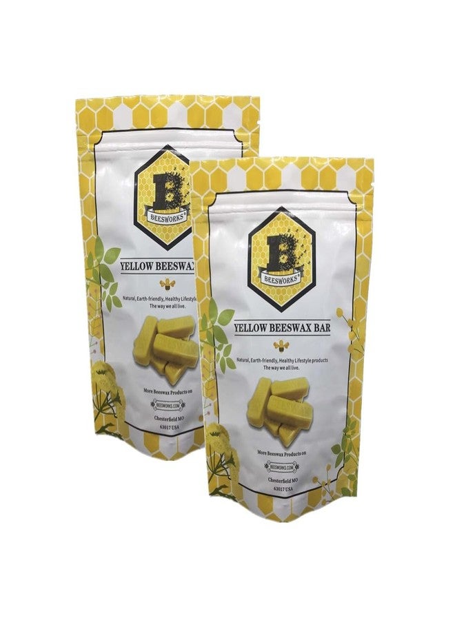 BEESWORKS Yellow Beeswax Bars (12 oz) | 100% Pure, Cosmetic Grade, Triple-Filtered Beeswax for DIY Skin Care, Lip Balm, Lotion and Candle Making (1 oz Bars - 2 Packages of 6) - Image 2