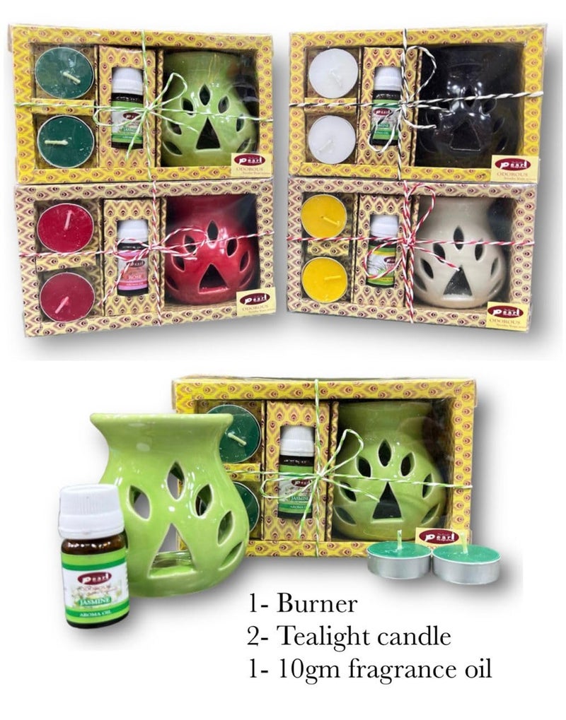 The Decor Affair Luminous Serenity Handmade Ceramic Aroma Oil Heat Diffuser Infused with Invigorating Lemongrass Fragrance A Truly Exceptional and Everlasting Gift  - Image 5