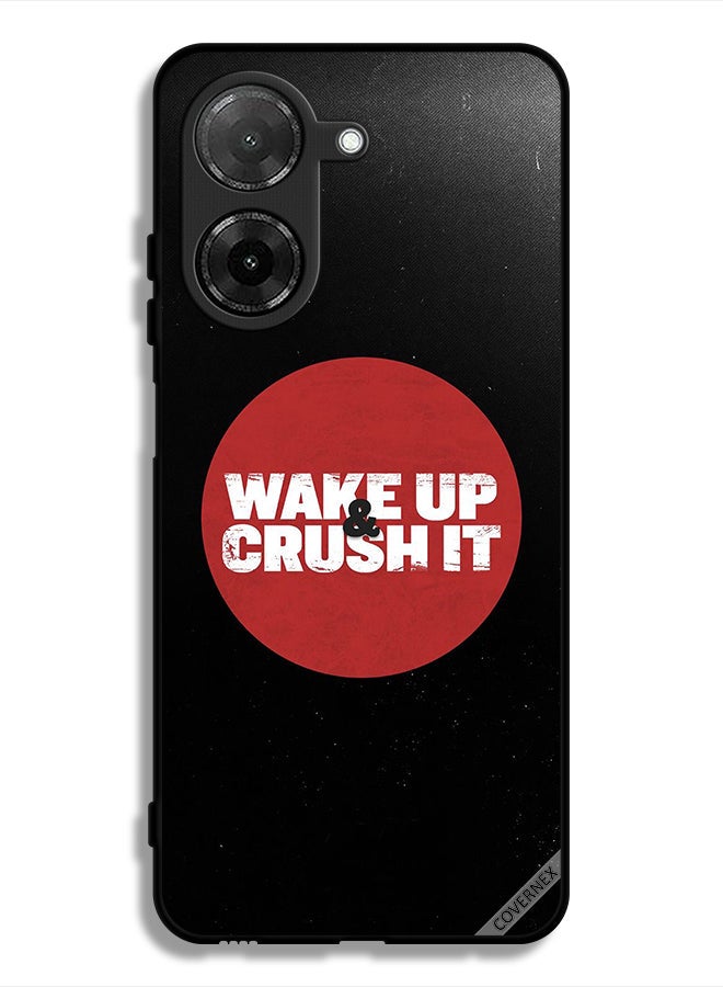 Covernex Xiaomi Redmi A5 4G Protective Case Cover Wakeup & Crush It - Image 1