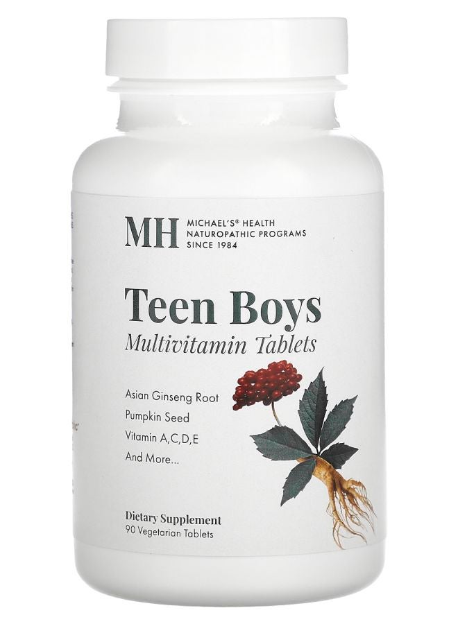 Michael's Naturopathic Teen Boys Multivitamin 90 Vegetarian Tablets