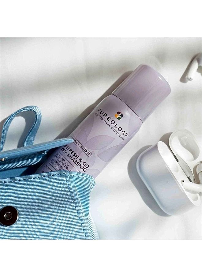 PUREOLOGY Style + Protect Refresh & Go Dry Shampoo | For Oily, Color-Treated Hair | Volumizing & Protective Dry Shampoo | Silicone-Free | Vegan | Updated Packaging | 1.2 Oz. |  - Image 5