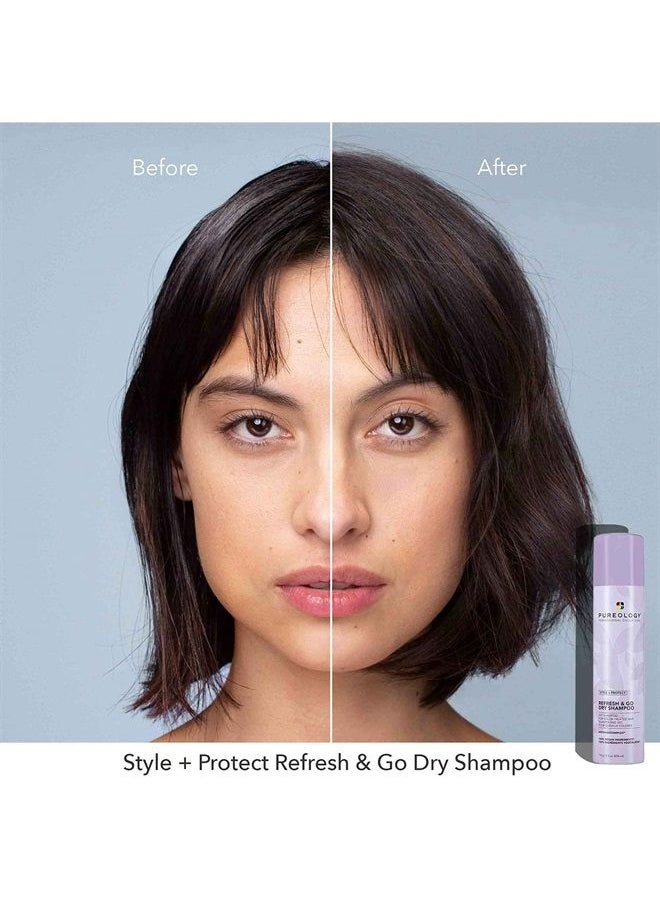 PUREOLOGY Style + Protect Refresh & Go Dry Shampoo | For Oily, Color-Treated Hair | Volumizing & Protective Dry Shampoo | Silicone-Free | Vegan | Updated Packaging | 1.2 Oz. |  - Image 3