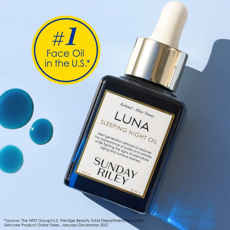 Sunday Riley Luna Retinol Sleeping Anti Aging Night Face Oil - Image 2