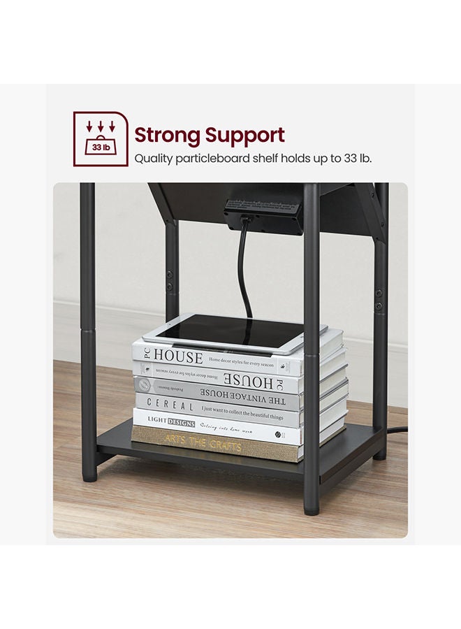 Home Box Finland Smart Nightstand With USB Charging Port 33 x 19 x 44 cm  - Image 3