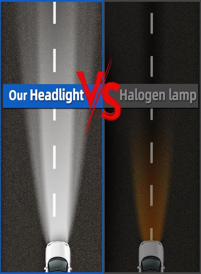 AWALITED مجموعة مصابيح أمامية LED فائقة السطوع من AWALITED، 6 قطع، مناسبة لجميع موديلات تويوتا تندرا من 2007 إلى 2013 - Image 2
