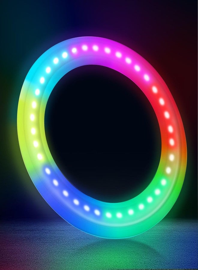 Dilabnba Flying Ring Disc Toy LED Light Beach Backyard Camping Sports Play Soft Discs Outdoor Tossing Toy Christmas Birthday Gift for Teens Boys Kids Adults, Lost Mode, 9.8''/200g - Image 1