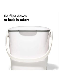 OXO OXO Good Grips Easy-Clean Compost Bin, White - 0.75 GAL  - Image 5
