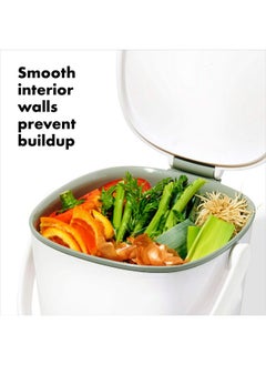 OXO OXO Good Grips Easy-Clean Compost Bin, White - 0.75 GAL  - Image 3