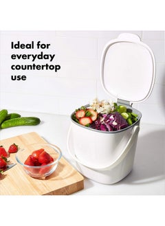OXO OXO Good Grips Easy-Clean Compost Bin, White - 0.75 GAL  - Image 4