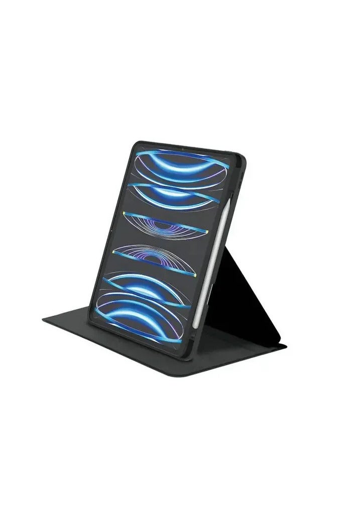 GREEN LION Transparent Folio Case Compatible with iPad Pro 12.9 Inch, Adjustable Handle, Auto Wake up, Magnetic Separable, Shock Proof, Edge to Edge Protection, Camera Protection for iPad Pro 12.9 - Black - Image 5