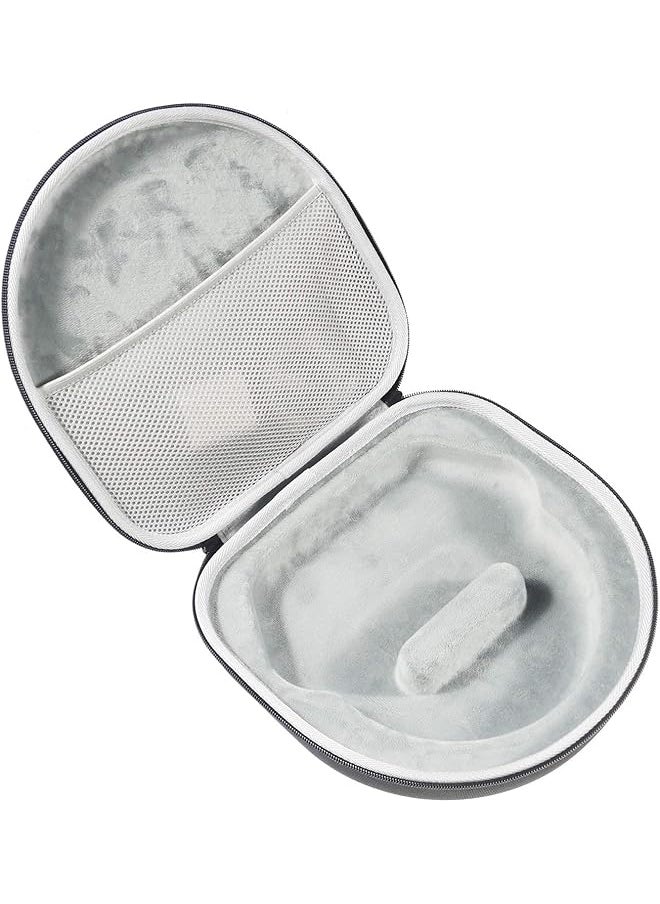 erorex - Hard Case For Airpods Max Travel Carrying Headphone Case With Airpods Max Silicone Earpad Cover Ear Cups Cover Headband Cover Airpods Max Protective Portable Storage Bag Black - Image 1