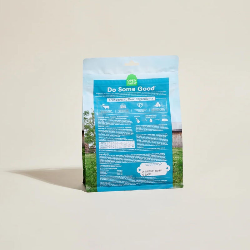 Open Farm, Freeze Dried Raw Cat Food, Complete Meal Morsels or Cat Treats with 92% Meat, Organs & Bone, Surf & Turf Recipe, 9oz Bag - Image 5