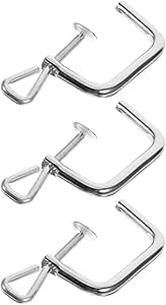 3Pcs Metal Pasta Maker Holder Clips Replacement Crank Handle Repair Part - Image 1