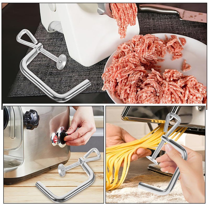 3Pcs Metal Pasta Maker Holder Clips Replacement Crank Handle Repair Part - Image 4