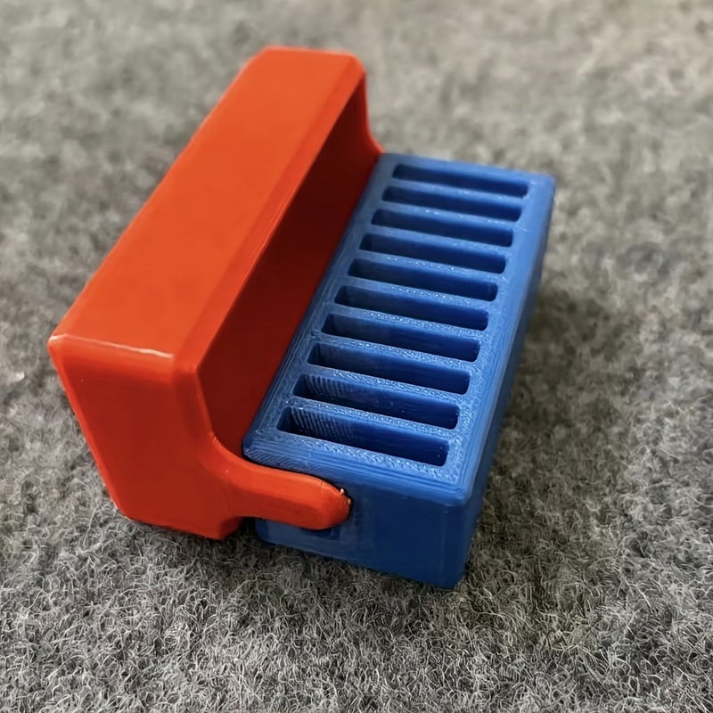 Switch Game Cartridge Storage Box Classic Red Blue 10 Slots - Image 3