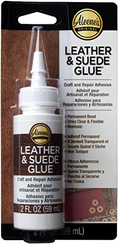 Aleene's Leather & Suede Glue, Adhesive for Crafts, Embellishments, Light Repairs, Leather Projects 2 fl oz - Image 1