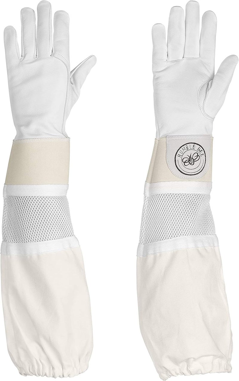Humble Bee 114 Goatskin Beekeeping Gloves with Reinforced & Ventilated Cuffs - Image 1