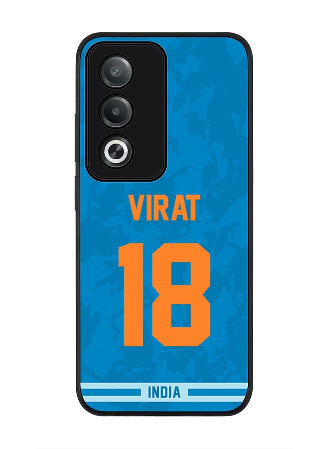Stylizedd For Oppo A3 Pro / A80 Case,Slim fit Camera Protection, Shockproof Thin Phone cover - India Virat Kohli, Jersey No 18 - Image 1