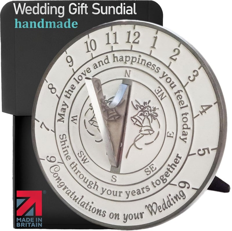 The Metal Foundry The Metal Foundry Years Together Wedding Gift Sundial Perfect for The Newlywed Couple  Timeless IndoorOutdoor Decor Keepsake  Handcrafted Elegance 