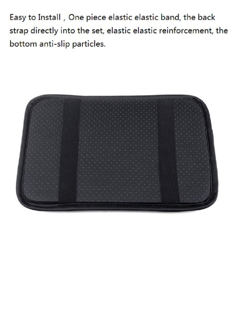 Excefore Car Center Console Cushion Pad Universal Waterproof Car Armrest Seat Box Cover Auto Arm Rest Protection Vehicles Interior Accessories Fit for Most Cars Vehicles SUVs Black  - Image 5