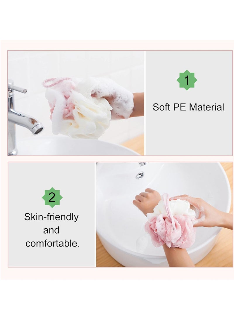 Shein Soft High-Density Bath Loofah – 3 Pcs Body Cleaning Shower Sponge with European Quality for All Skin Types - Image 3