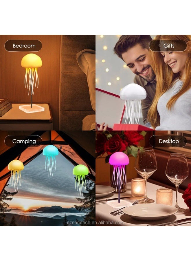 Smart jellyfish lamp, 3 lighting modes, 10 x 5 x 1 cm - Image 3