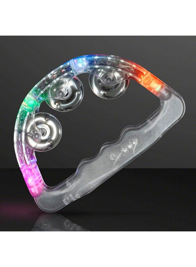 FlashingBlinkyLights Light Up Tambourines In Bulk (Set Of 12) For Weddings And Parties - Image 2