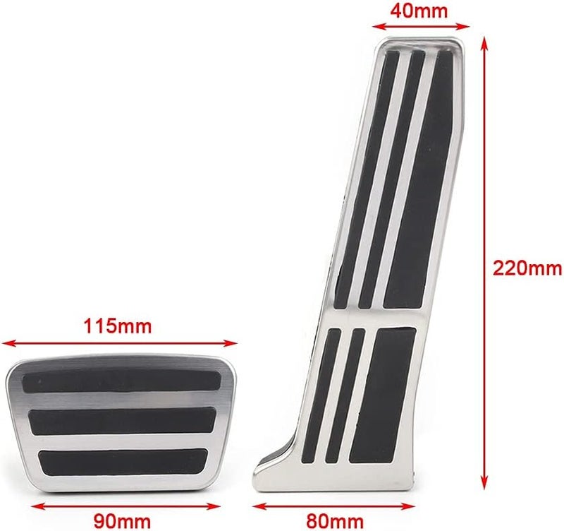 Wivplex Car Foot Pedal Brake Pad Set - Image 3