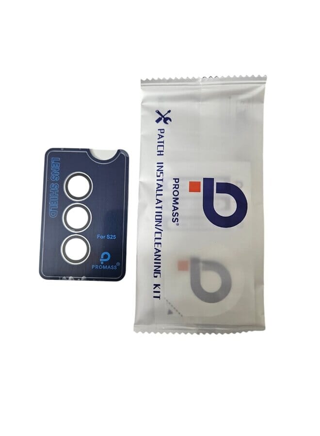 PROMASS Samsung Galaxy S25 Plus 5G Camera Lens Protector, 9H Tempered Glass Camera Cover Screen Protector Individual Ring Titanium Gray - Image 2