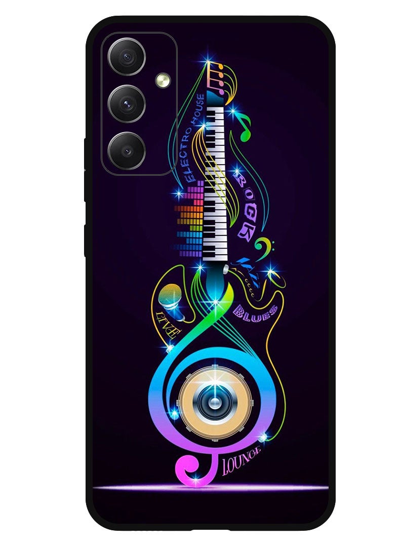 Theodor Protective Case Anti Scratch Shock Proof Bumper Cover For Samsung Galaxy F54 music guitar - Image 1