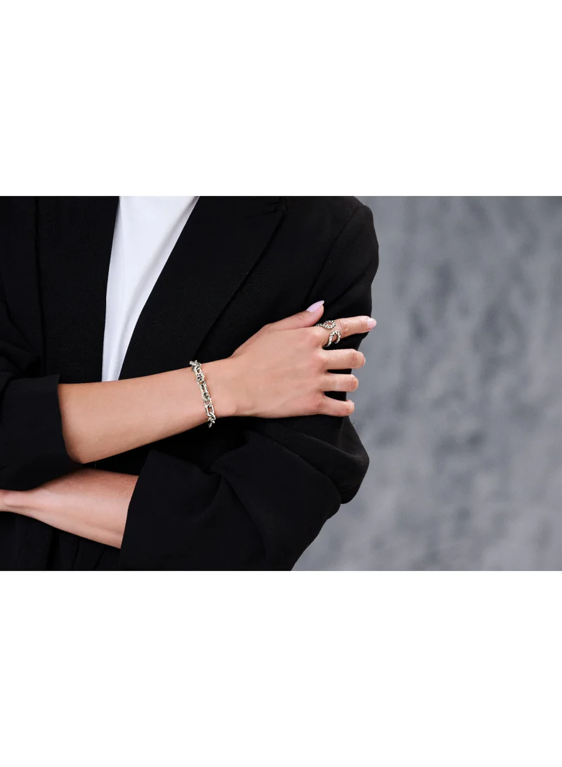 شيروتي 1881 Chiara Iconic Stainless Steel Finger Ring For Women
