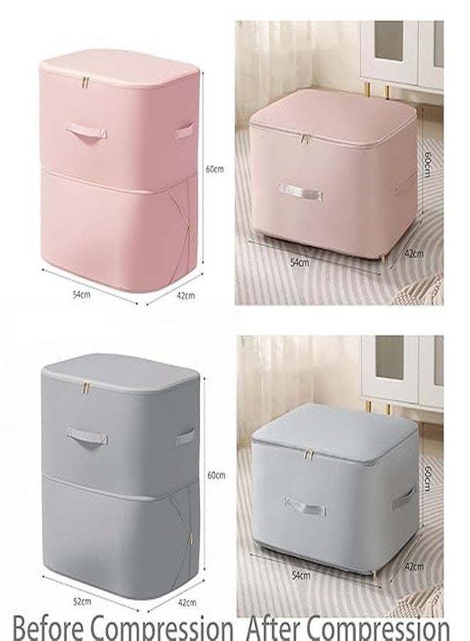 Dangfly Self-Compression Organizer Bags, Heavy-Duty Expandable Packing Cubes for Travel & Moving, Multi Color, Square, 5x5x5 cm - Image 3