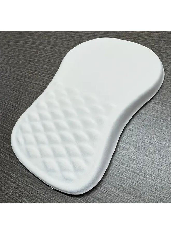 Large Ergonomic Mouse Pad With Wrist Support Non Slip Rubber Base Black - Image 4