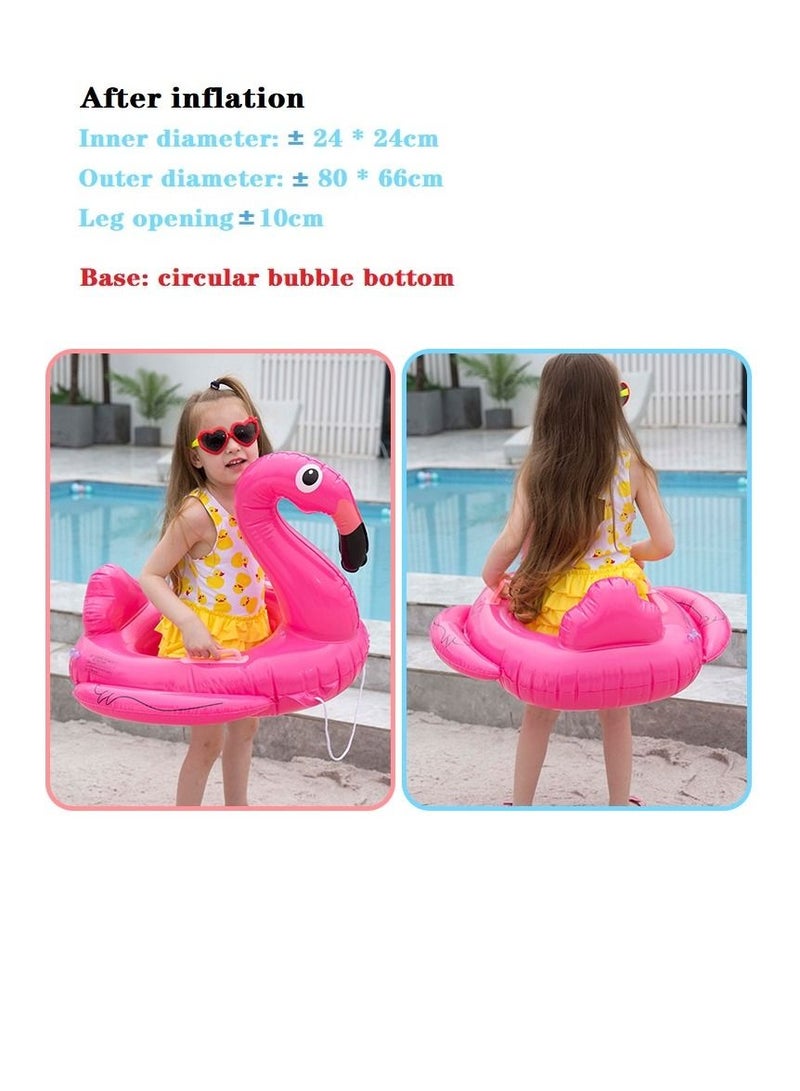 Y&D Flamingo Pattern Swim Ring - Image 2