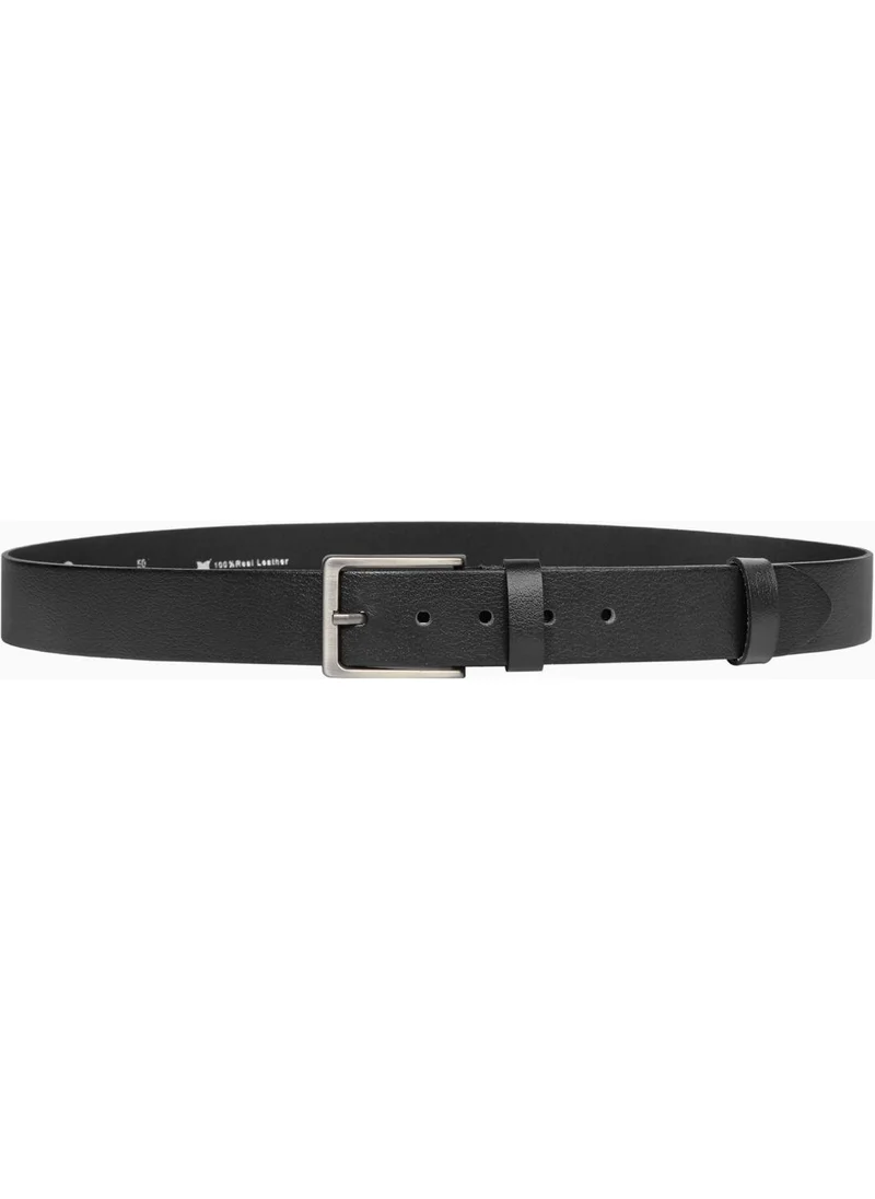 Cengiz Pakel Leather Men's Belt Black 4.5 cm