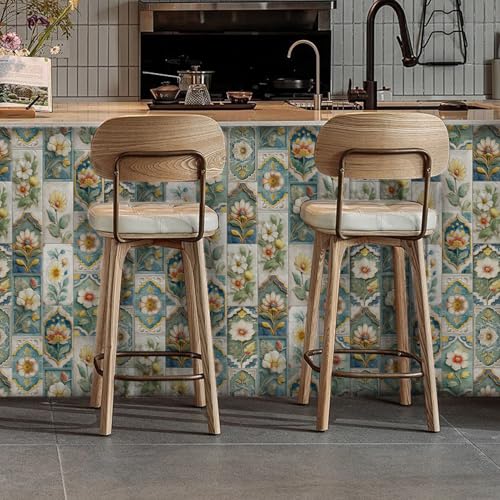 VICCI 16Pcs Tile Decals Peel and Stick Kitchen Backsplash Decorative Wall Tiles Stickers 8 x 4 SelfAdhesive Waterproof Removable for Bathroom Cabinets Home DIY Projects Decor - Image 3