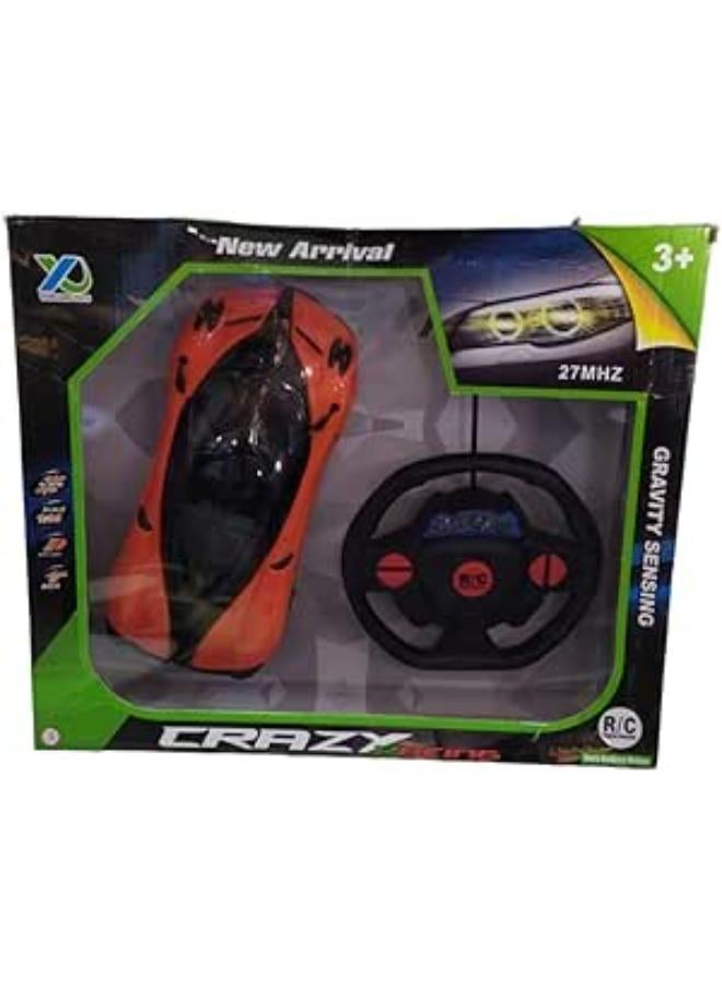 Crazy Racing Super Speed Full Function Remote Control Car NO.035 Orange