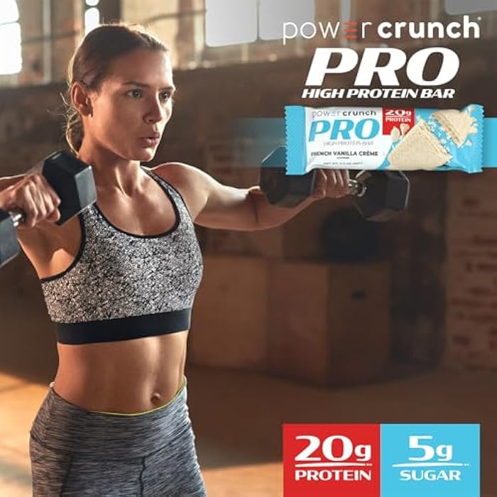 Power Crunch PRO Protein Wafer Bars, High Protein Snacks with Delicious Taste, French Vanilla, 2.0 Ounce (4 Count) - Image 4