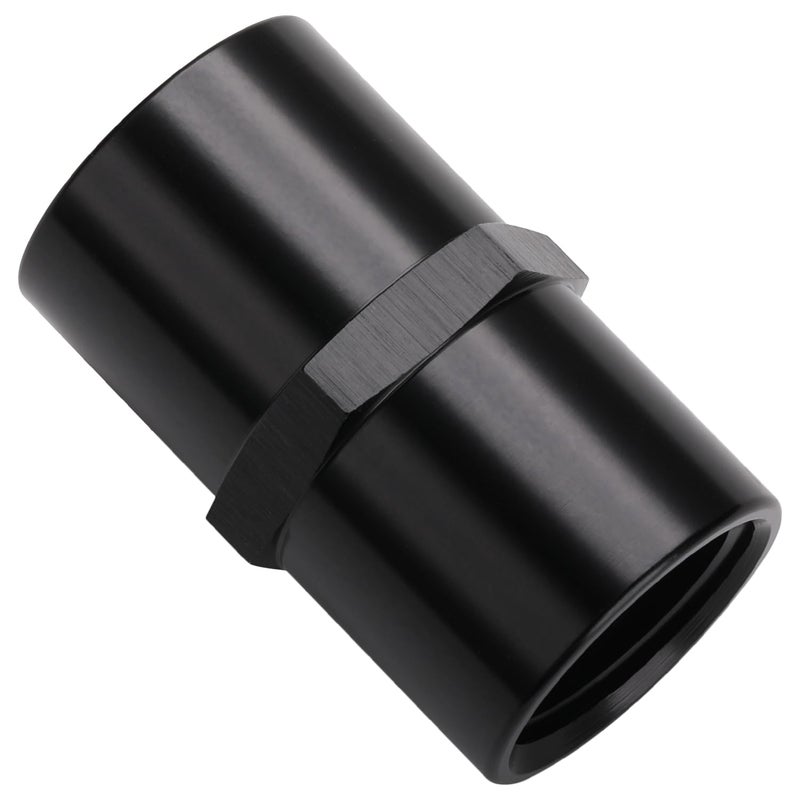 Podavelle 12 NPT Female to 12 NPT Female Coupler Fitting Adapter Straight Aluminum Black - Image 2