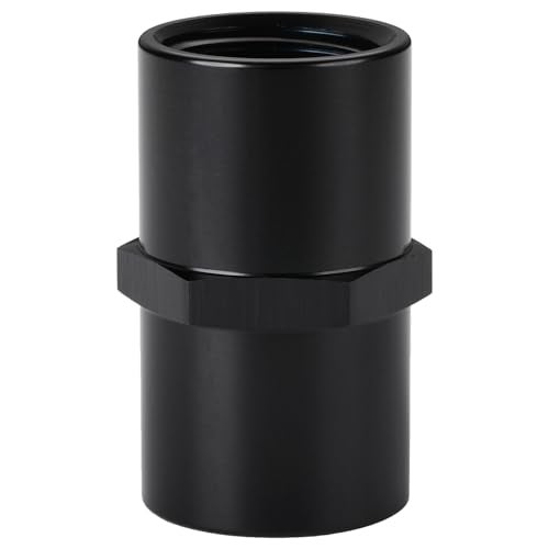 Podavelle 12 NPT Female to 12 NPT Female Coupler Fitting Adapter Straight Aluminum Black - Image 5