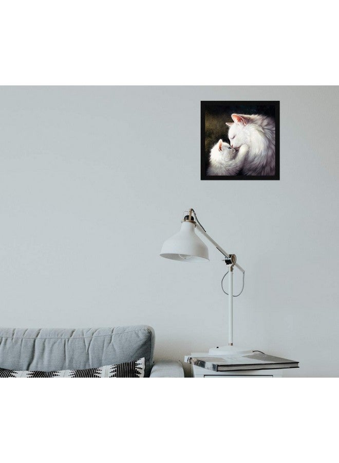 ArtX فن القطط الورقية ArtX - لوحة فنية للحب، متعددة الألوان، حيوانات، 13X13 بوصة، مجموعة من 1 - Image 2