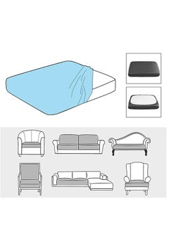 Sharpdo 1 Piece Of All-Inclusive Non-Slip And Waterproof Sofa Cushion Cover  - Image 2
