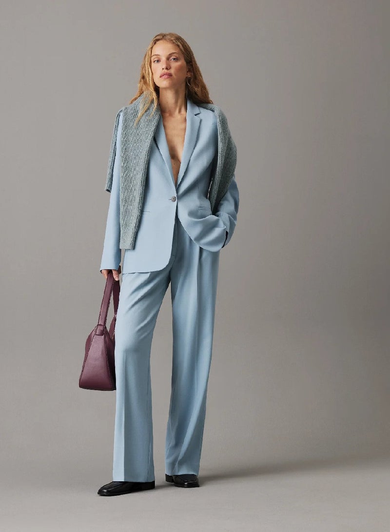 كالفن كلاين بليزر سليم من الصوف المطاطي - Image 4