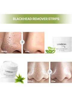 LANBENA Blackhead Mask Pore Strips, Deep Cleansing for All Skin Types  - Image 2