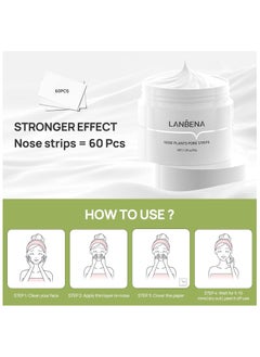 LANBENA Blackhead Mask Pore Strips, Deep Cleansing for All Skin Types  - Image 5