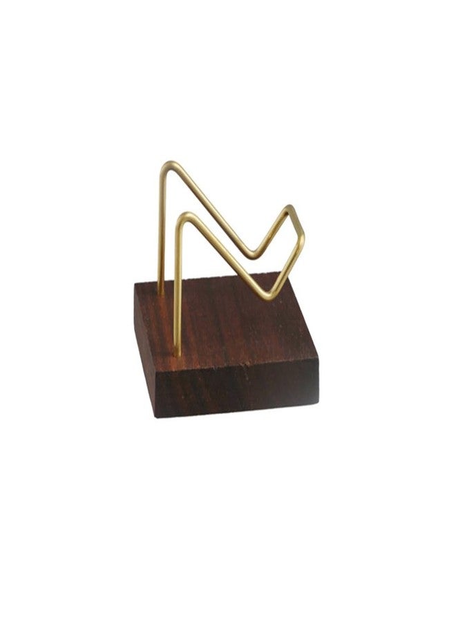 Kopida Wooden Display Stand with Metal Arm, Creative Display Stand Holder for Crystal Mineral Agate Rock Small Collectibles and Other Stones - Image 5