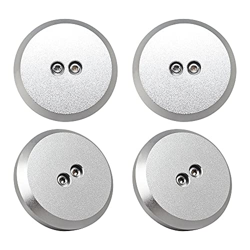 ADTOPI Samman Jack Pad Adapter Billet- Bolt-on Jack Points Leave-in Lift Pad Compatible with 1997-2023 Corvette C5/C6/C7/C8 Models, Porsche Frame Rail (Silver- 4 Pack) - Image 1