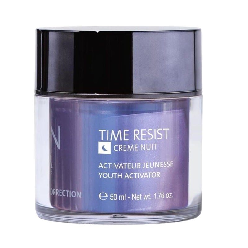 Yonka YonKa Time Resist Nuit 50ml AntiAging Night Cream with Youth Activating Complex and Shea Butter Firming AntiWrinkle Moisturizer for Face and Neck ParabenFree