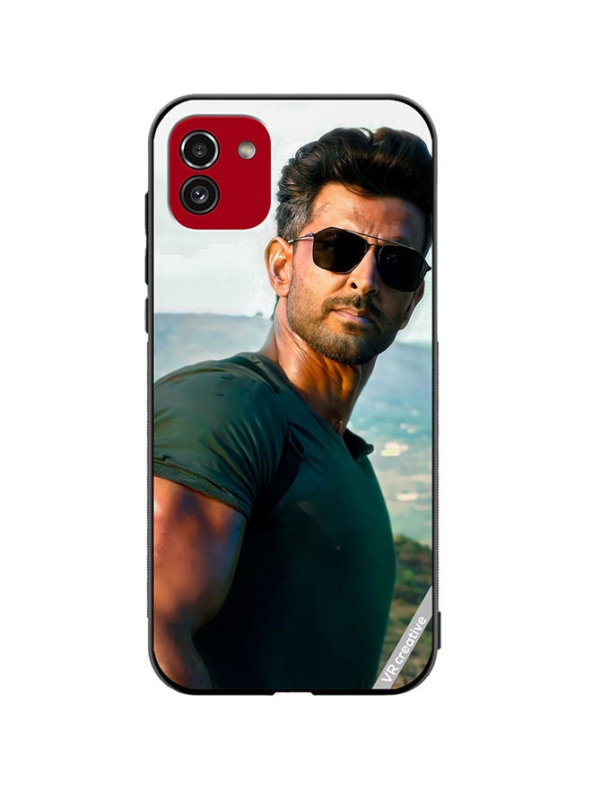 VR CREATIVE Protective Case Cover For Samsung Galaxy A03 Bollywood Actoe Hritik Roshan Design Multicolour - Image 1